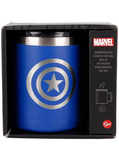 Taza Termo Capitán América Logo - Marvel