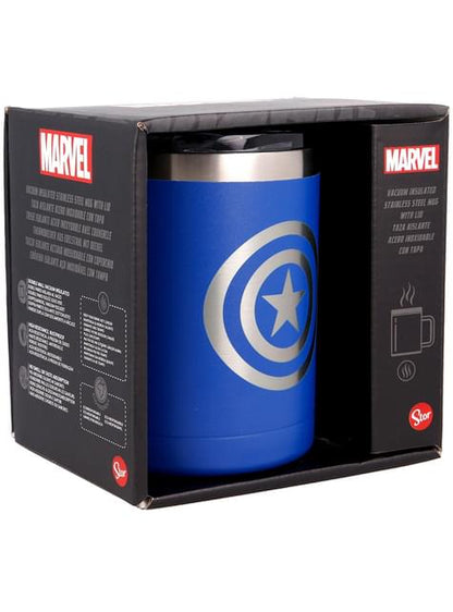 Taza Termo Capitán América Logo - Marvel