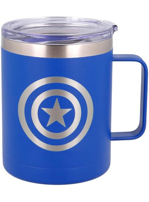 Taza Termo Capitán América Logo - Marvel