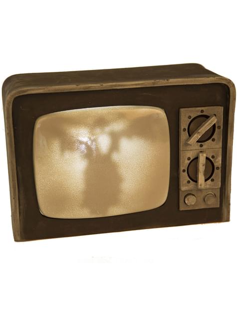 Televisor del terror con luz y sonido (31 cm)