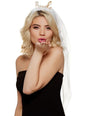 Tiara con velo “Bride“ para mujer - Smiffys | Funidelia