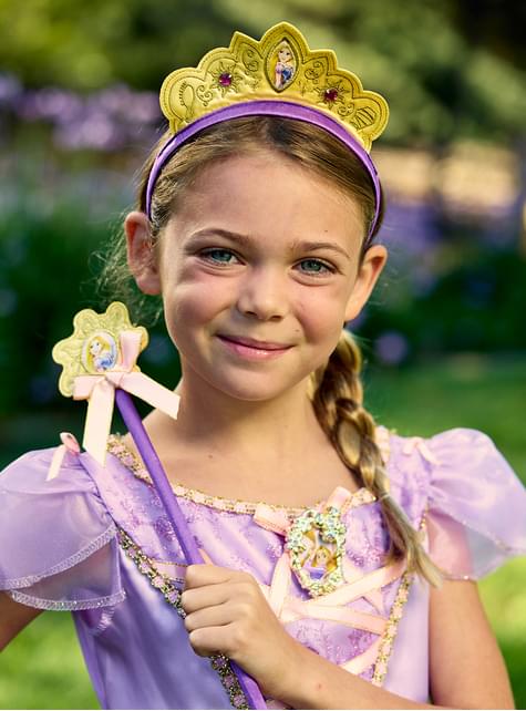 Tiara y varita de Rapunzel para niña - Disguise | Funidelia