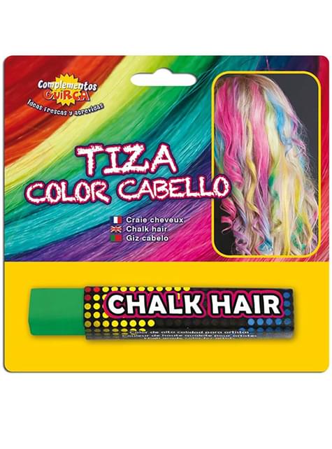 Tiza para colorear el pelo Verde