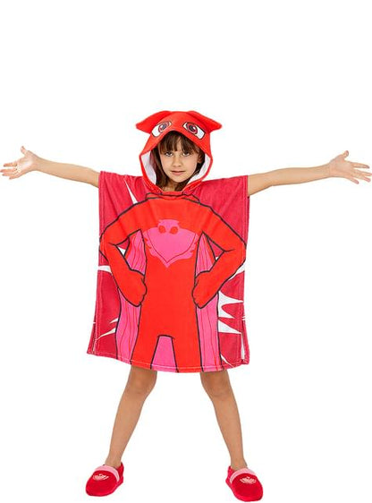 Toalla poncho Buhíta para niña - PJ Masks - Funiglobal | Funidelia