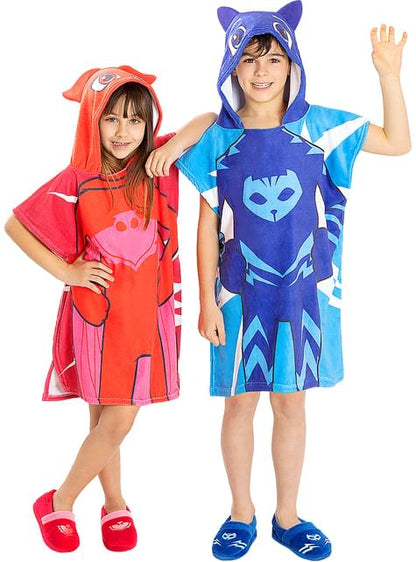 Toalla poncho Buhíta para niña - PJ Masks - Funiglobal | Funidelia