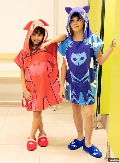 Toalla poncho Buhíta para niña - PJ Masks - Funiglobal | Funidelia
