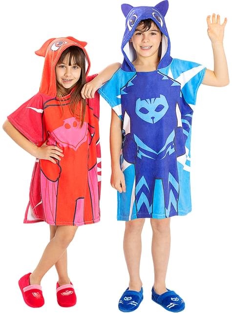 Toalla poncho Gatuno para niño - PJ Masks - Funiglobal | Funidelia