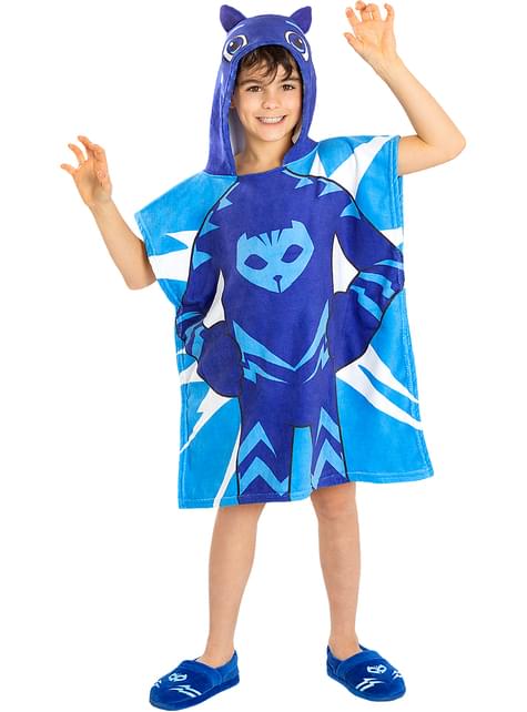 Toalla poncho Gatuno para niño - PJ Masks - Funiglobal | Funidelia