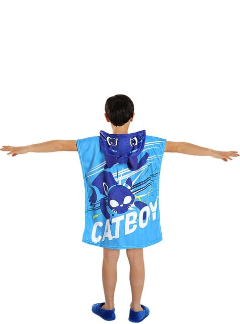 Toalla poncho Gatuno para niño - PJ Masks - Funiglobal | Funidelia