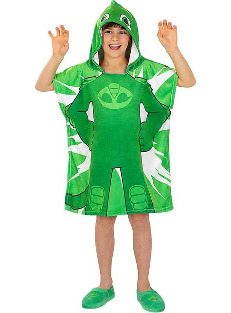 Toalla poncho Gekko para niño - PJ Masks - Funiglobal | Funidelia