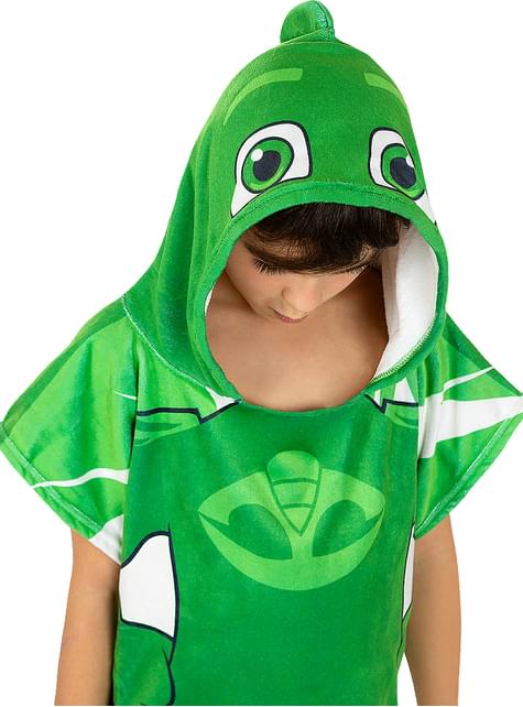 Toalla poncho Gekko para niño - PJ Masks - Funiglobal | Funidelia