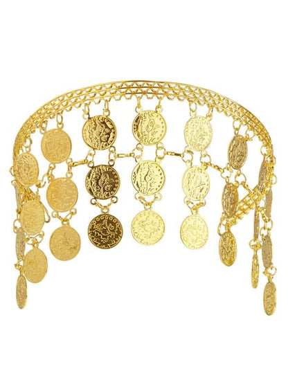 Tocado de monedas de oro para mujer - Widmann | Funidelia