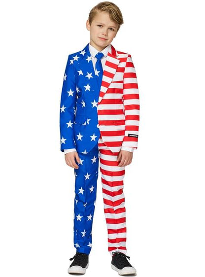 Traje de la Bandera de USA para niño - Suitmeister - Opposuits | Funidelia