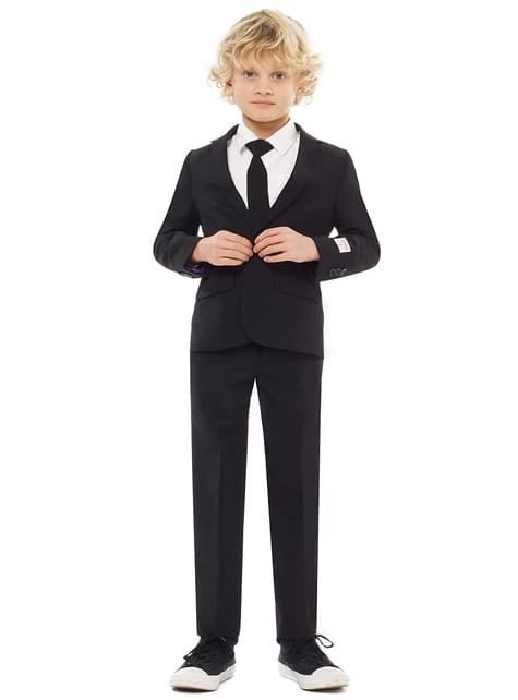 Traje Negro “Black Knight“ para niño - Opposuits - Opposuits | Funidelia