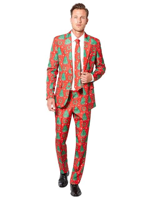 Traje Rojo de Árboles de Navidad - Suitmeister - Opposuits | Funidelia