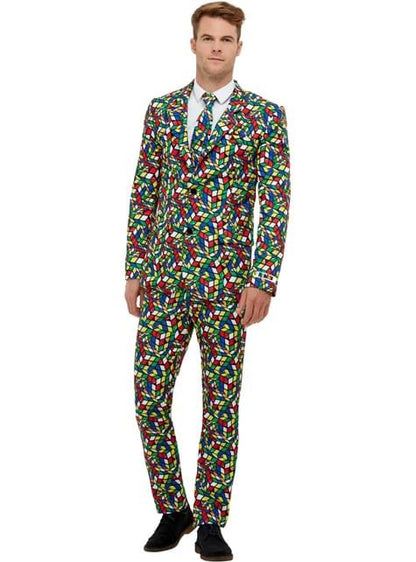 Traje con diseño de Cubo Rubik