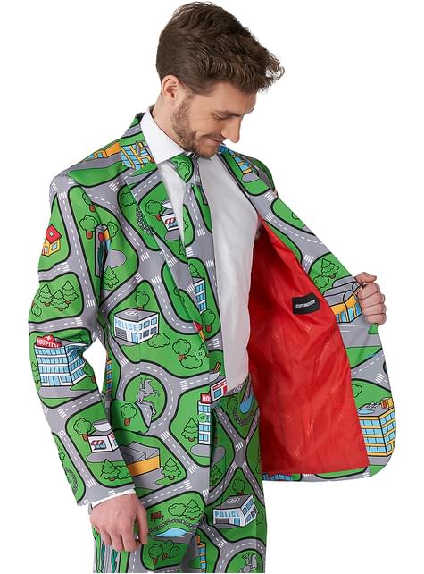 Traje de alfombra de carreras “Carpet city Green“ - Suitmeister - Opposuits | Funidelia