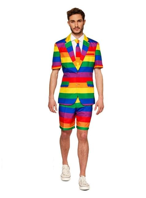 Traje con diseño de Arcoiris “Rainbow“ - Opposuits (Edición Verano) - Opposuits | Funidelia