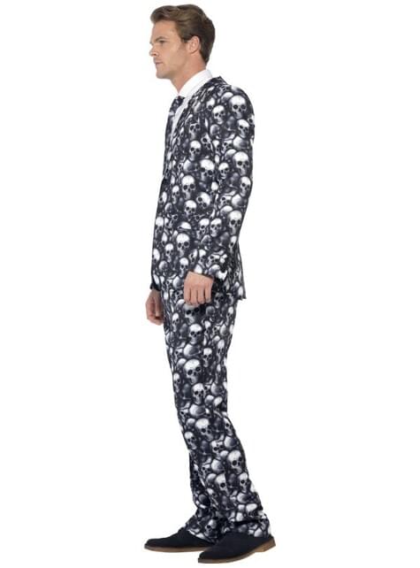 Traje de esqueleto elegante para hombre - Smiffys | Funidelia