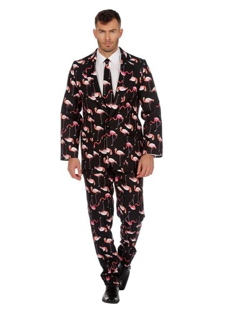 Traje con diseño de Flamencos