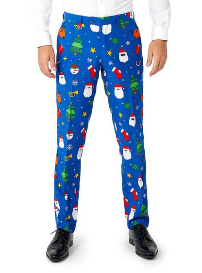Traje de Navidad “Festivity Blue“ - Opposuits - Opposuits | Funidelia