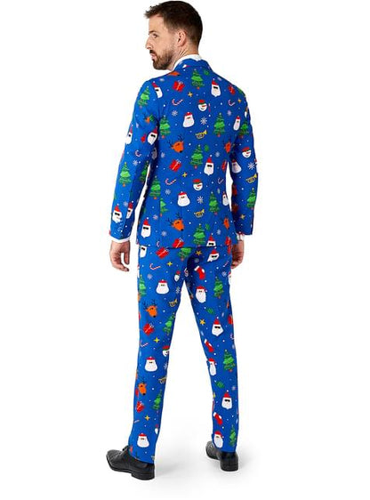 Traje de Navidad “Festivity Blue“ - Opposuits - Opposuits | Funidelia
