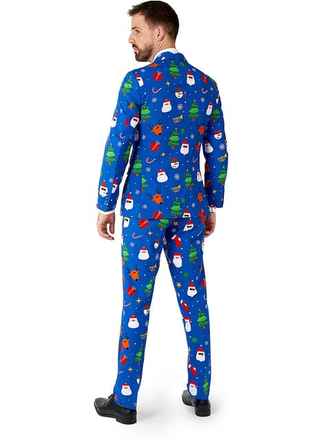 Traje de Navidad “Festivity Blue“ - Opposuits - Opposuits | Funidelia