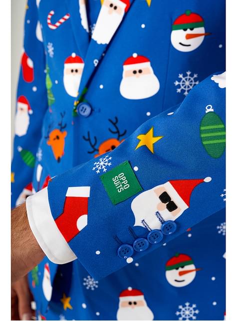 Traje de Navidad “Festivity Blue“ - Opposuits - Opposuits | Funidelia