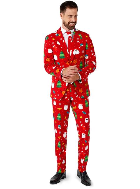 Traje de Navidad “Festivity Red“ - Opposuits - Opposuits | Funidelia