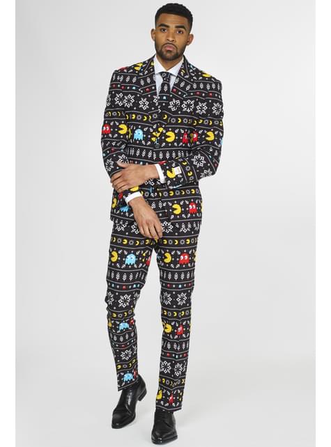 Traje de Pac-Man Comecocos Navideño - Opposuits - Opposuits | Funidelia