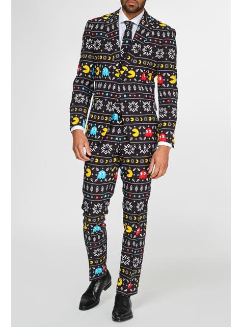 Traje de Pac-Man Comecocos Navideño - Opposuits - Opposuits | Funidelia