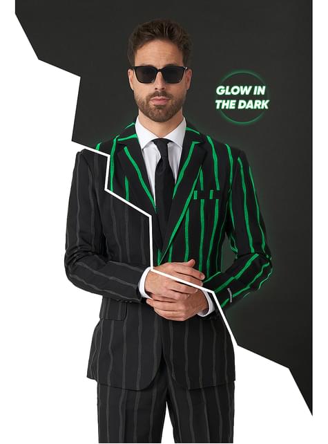 Traje de rayas brilla en la oscuridad - Suitmeister - Opposuits | Funidelia
