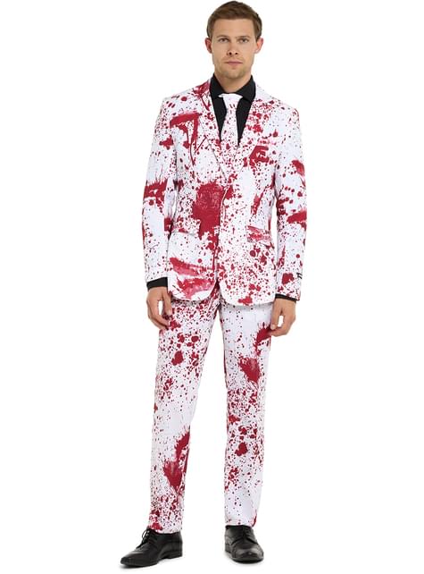 Traje de sangre “Bloody Suit White“ - Suitmeister - Opposuits | Funidelia