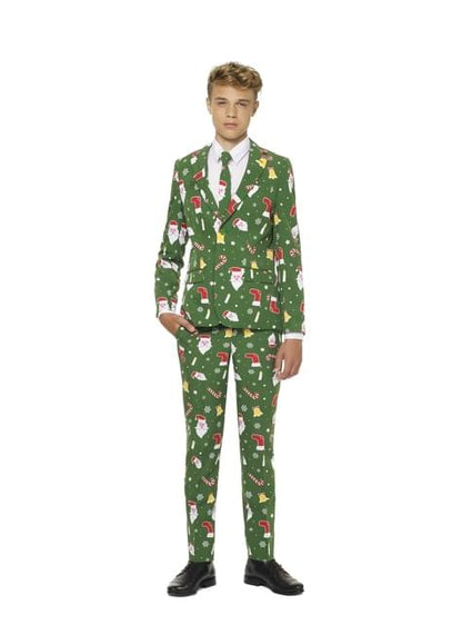 Traje Navideño Verde “Santababe“ para adolescente - Opposuits - Opposuits | Funidelia