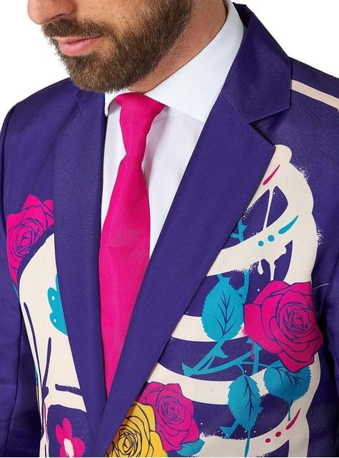 Traje Esqueleto Catrina “ Sugar Skull Purple“ - Suitmeister - Opposuits | Funidelia