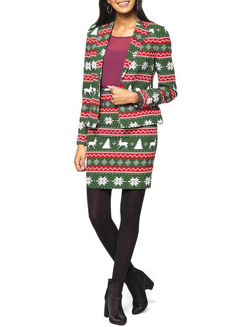 Traje Navideño “Festive Green“ para mujer - Opposuits - Opposuits | Funidelia