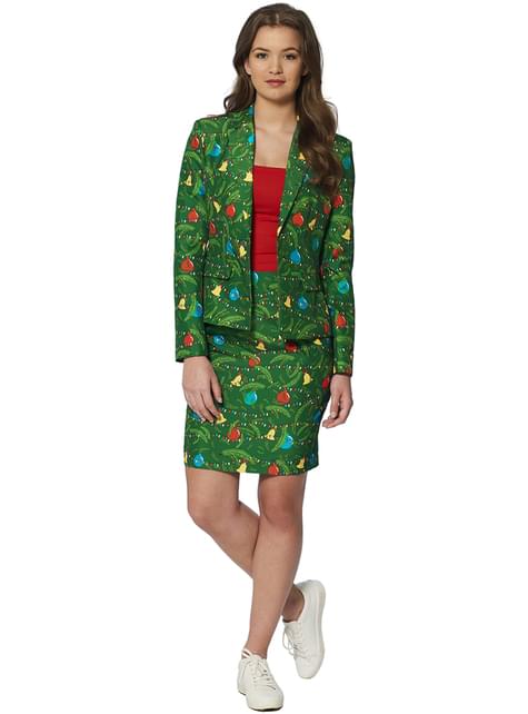 Traje Navideño Verde “Christmas Tree“ para mujer - Suitmeister - Opposuits | Funidelia