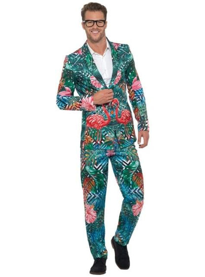 Traje Hawaiano con flamencos