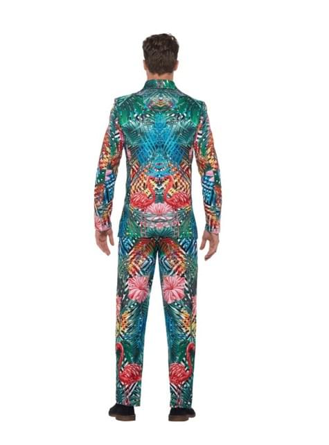 Traje Hawaiano con flamencos