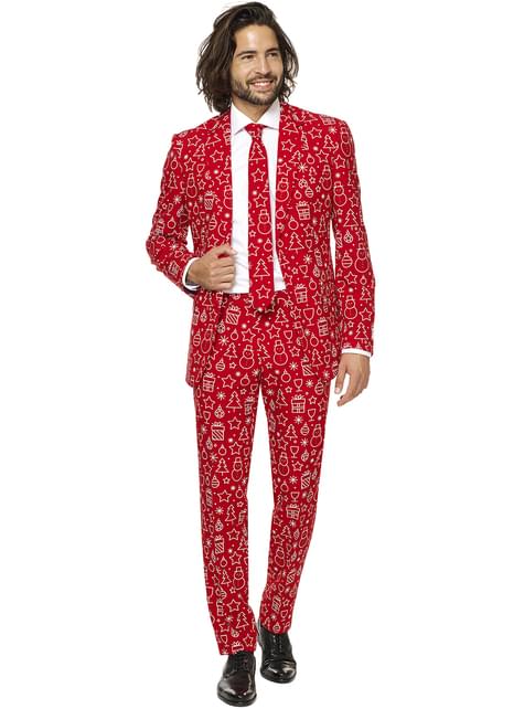 Traje Navideño Rojo “Iconicool“ - Opposuits - Opposuits | Funidelia