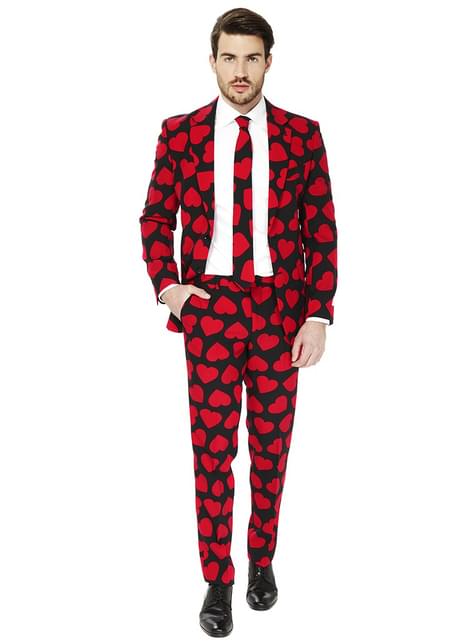 Traje Negro con Corazones “Kings of Hearts“ - Opposuits - Opposuits | Funidelia