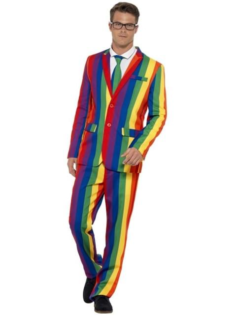 Traje multicolor