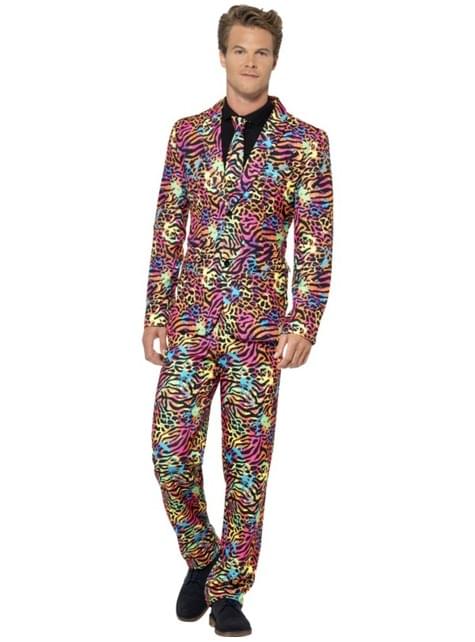 Traje de leopardo de colores “Neon Pimp“