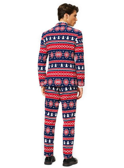 Traje Navideño Azul “Nordic Noel“ - Opposuits - Opposuits | Funidelia