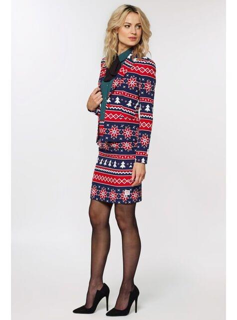 Traje Navideño Azul “Nordic Noelle“ para mujer - Opposuits - Opposuits | Funidelia