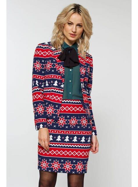 Traje Navideño Azul “Nordic Noelle“ para mujer - Opposuits - Opposuits | Funidelia