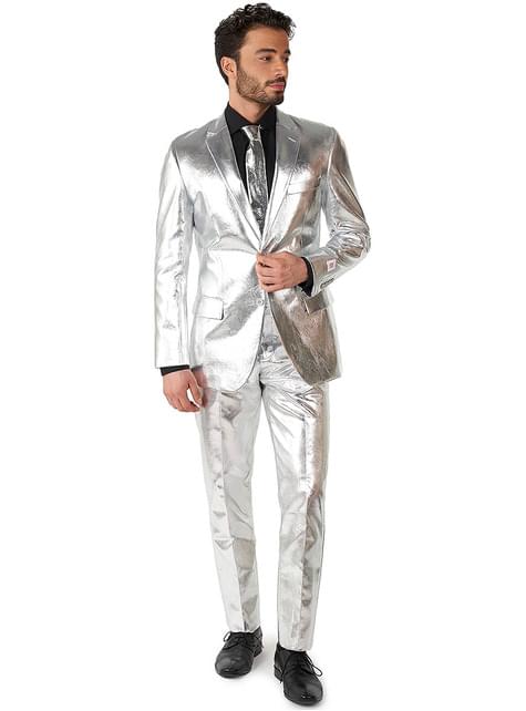 Traje plateado “Shiny silver“ - Opposuits - Opposuits | Funidelia
