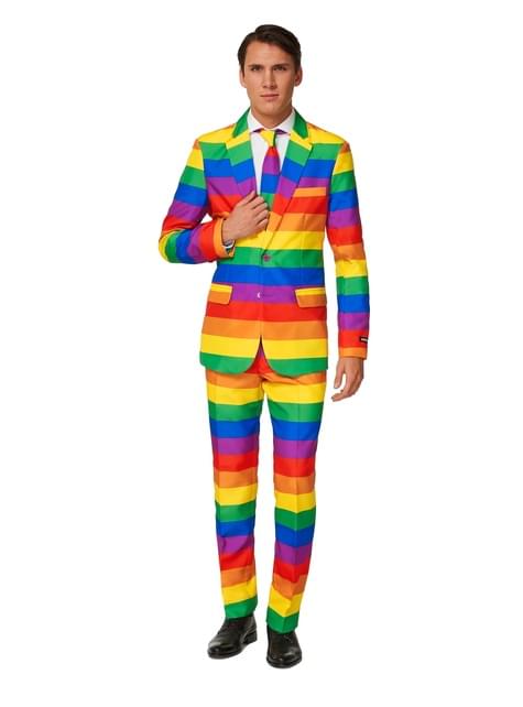 Traje con diseño de Arcoiris “Rainbow“ - Suitmeister - Opposuits | Funidelia