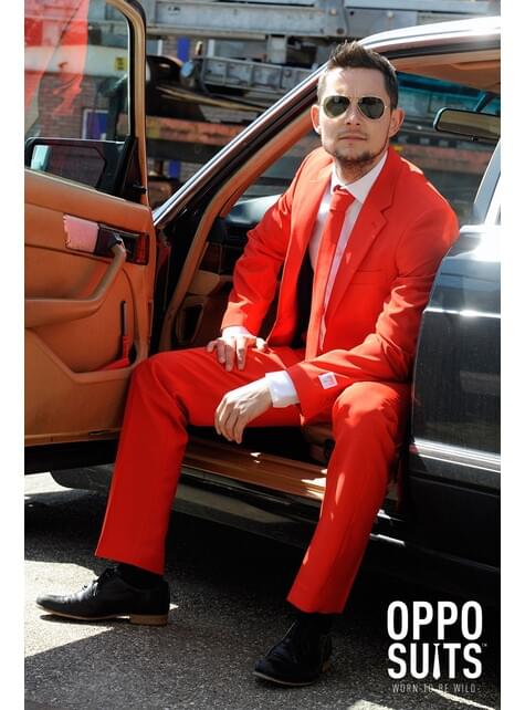 Traje Rojo “Red Devil“ - Opposuits - Opposuits | Funidelia