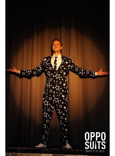 Traje Negro con Estrellas “Starring“ - Opposuits